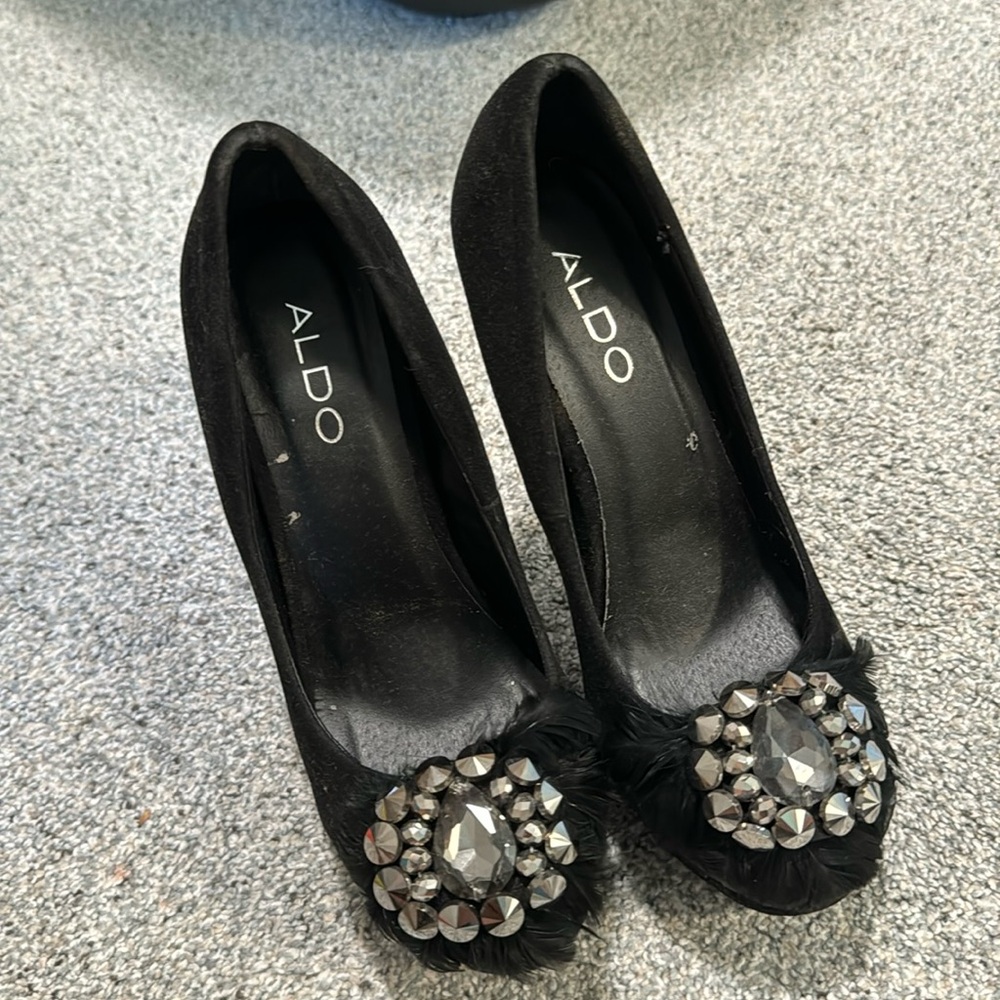 Aldo black high heels - VGUC
